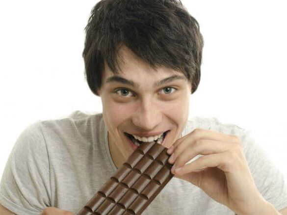 Chocolate para potência