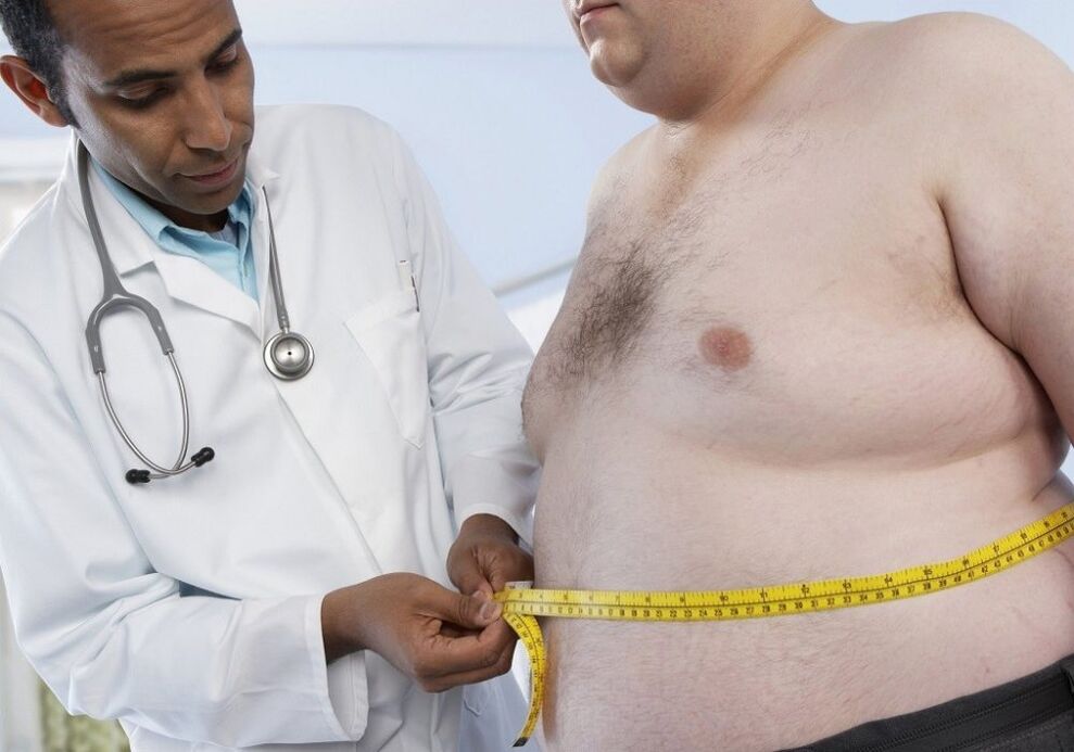 A obesidade é a causa da potência fraca e um motivo para consultar um médico